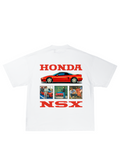 Camiseta Senna "Honda NSX" - Blanco