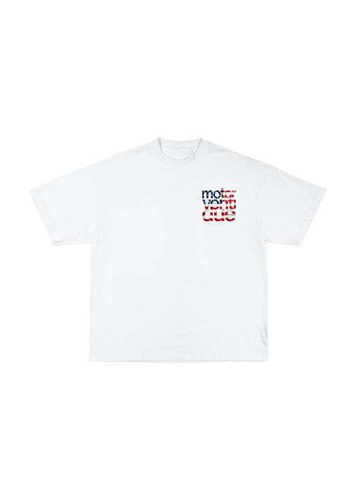 Camiseta "Libertad y Democracia" Indycar - Blanca
