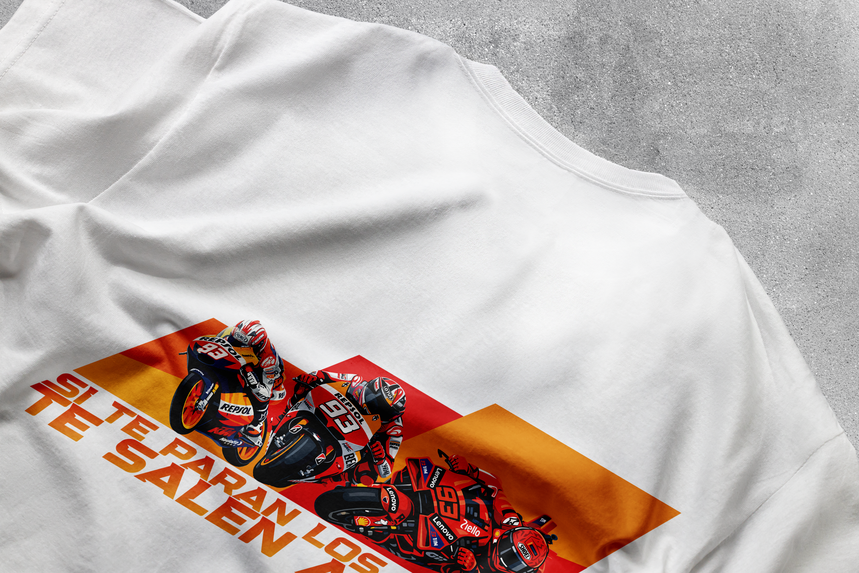 Camiseta Marquez "Si te paran los pies te salen las alas"